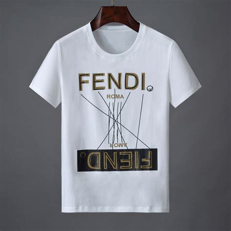 fendi t shirt mens fake|Fendi t shirt i offer.